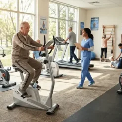 VÉLO D'APPARTEMENT MED 518 RÉÉDUCATION CARDIAQUE CARE - vélo droit