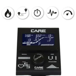 VÉLO D'APPARTEMENT MOTORISÉ CV 395 24 PROGRAMMES CARE - vélo ergomètre