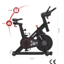 VÉLO DE BIKING PROFESSIONNEL CARE SPRINTER MAGNÉTIQUE CONNECTÉ - inertie 15 kg
