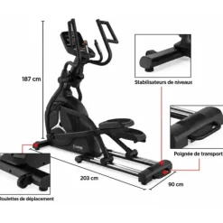 VÉLO ELLIPTIQUE ELLIPTER FD LED - CARE