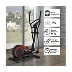 VÉLO ELLIPTIQUE SPORTIS 19 PROGRAMMES CARE - appareil de fitness