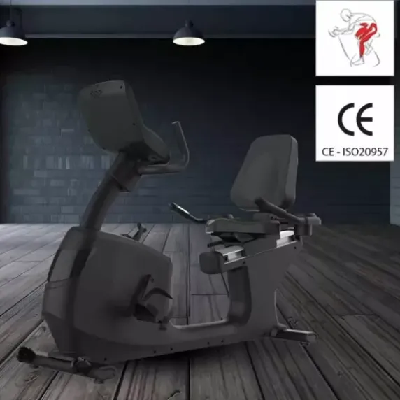 VÉLO ERGOMÈTRE SEMI-ALLONGÉ ROADSTER USAGE PROFESSIONNEL CARE - auto-alimenté