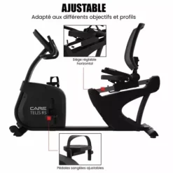 VÉLO SEMI-ALLONGÉ TELIS RS ERGOMÈTRE CONNECTÉ CARE - usage professionnel